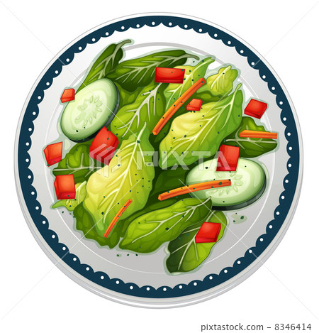 salad and a dish salad and a dish 8346414