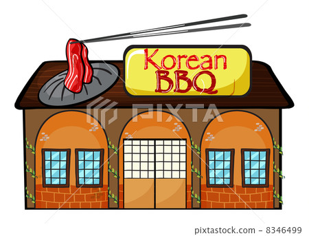 A korean bbq shop 8346499