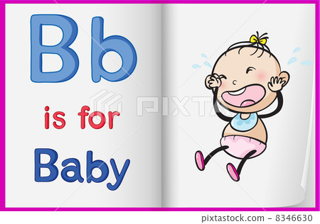 a kid on a book 8346630