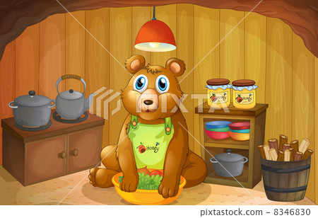 A bear inside the kitchen A bear inside the kitchen 8346830