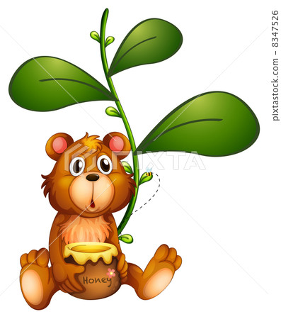A bear near a vine plant 8347526