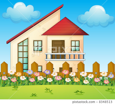 A big house inside the fence 8348513