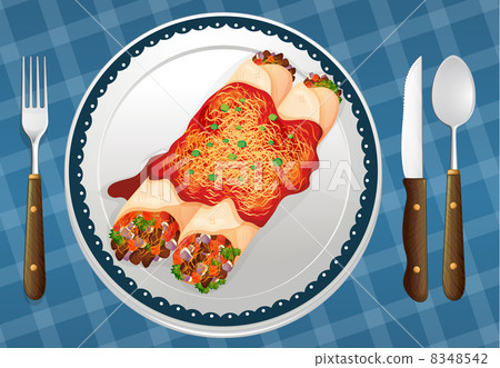 food and a dish 8348542