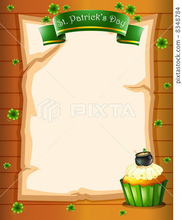 A stationery design for St. Patricks day 8348784