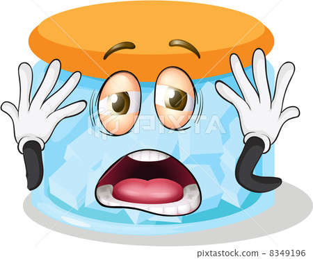 a bottle with face 8349196