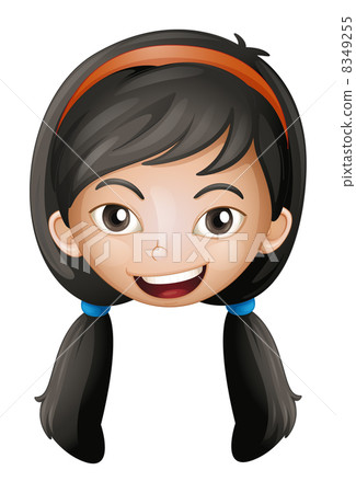 A face of a girl A face of a girl 8349255