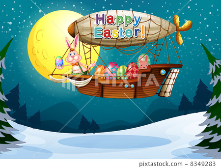 Happy Easter greeting 8349283