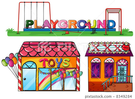 Set of shops Set of shops 8349284