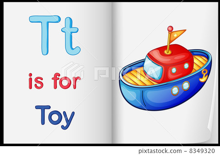 A picture of a toy in a book 8349320