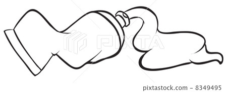 Refreshing toothpaste in a tube Refreshing toothpaste in a tube 8349495