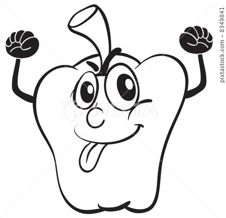 Vegetable on white 8349841