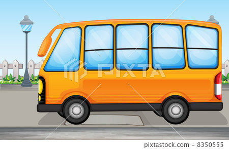 A yellow bus A yellow bus 8350555