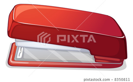 A red stapler-插圖素材 [8350811] - PIXTA圖庫