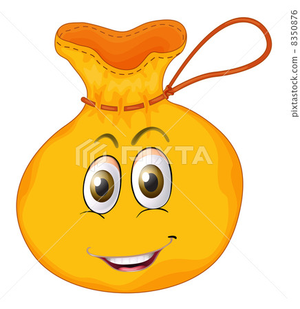 a face on a bag a face on a bag 8350876