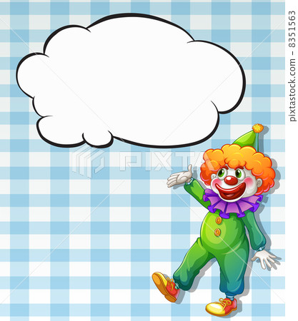 A clown with empty callouts A clown with empty callouts 8351563