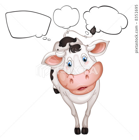 A cow with empty callouts 8351695