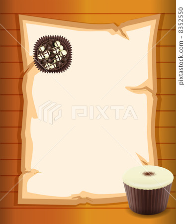 An empty paper with chocolates 8352550