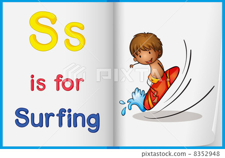 A picture of surfing in a book 8352948