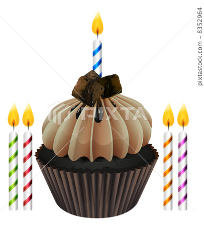 cupcake and candles cupcake and candles 8352964