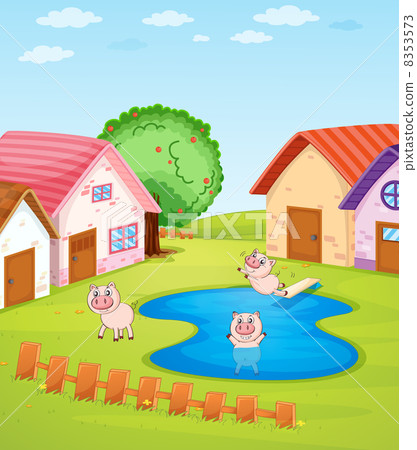 Pigs and houses Pigs and houses 8353573