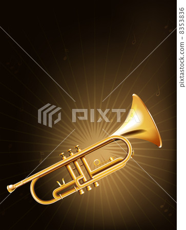 A golden trumpet 8353836