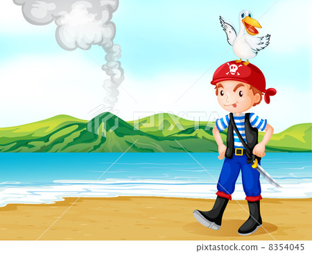 A pirate and a duck A pirate and a duck 8354045