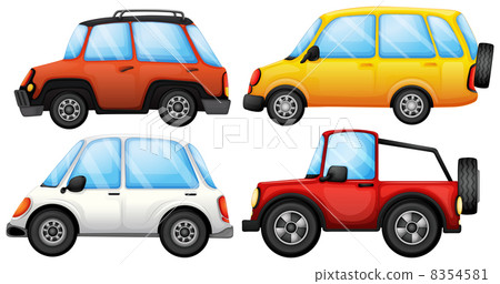 Four cars with different styles Four cars with different styles 8354581