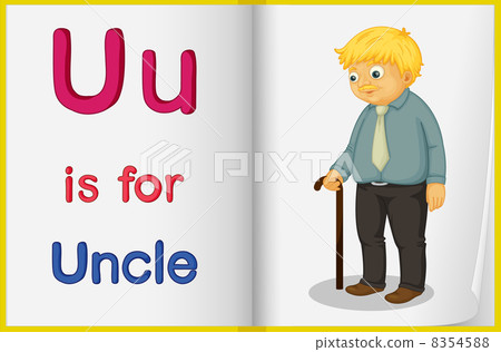 A picture of an uncle in a book A picture of an uncle in a book 8354588