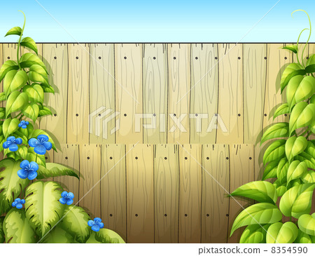 The high wooden fence The high wooden fence 8354590