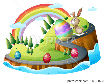 Easter day with easter eggs Easter day with easter eggs 8354631