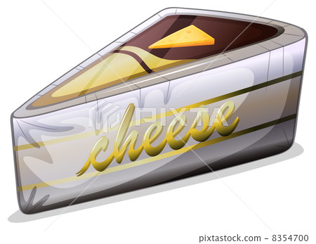 A cheese in a metallic container 8354700