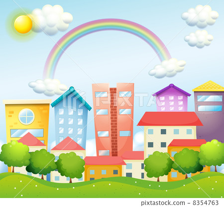 A productive city with high buildings 8354763