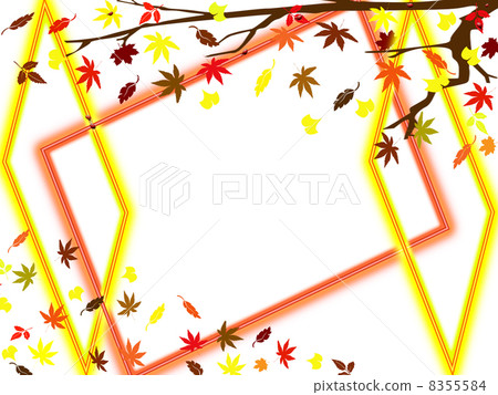 Fall, frame - Stock Illustration [8355584] - PIXTA