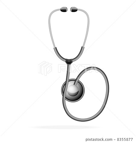Stethoscope on white background. Vector illustration 8355877