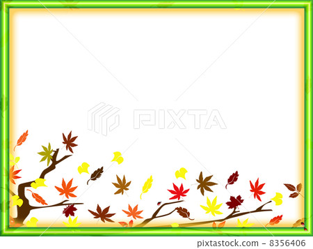 Fall, frame - Stock Illustration [8356406] - PIXTA