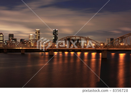 Yodogawa的夜景 8356728