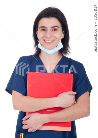 Doctor holding folder Doctor holding folder 8356814