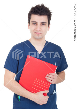 Doctor holding folder Doctor holding folder 8357252
