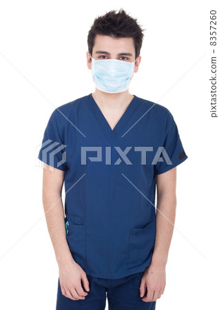 Doctor wearing mask 8357260