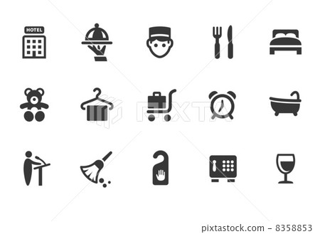 服務 ICON 圖示-插圖素材 [8358853] - PIXTA圖庫