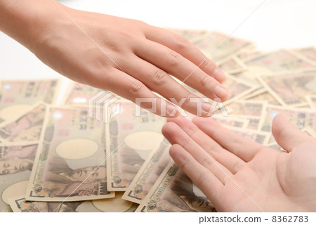 Money and hands (men and women) Money and hands (men and women) 8362783