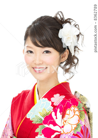 長袖和服的女人 長袖和服的女人 8362789