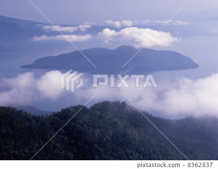 View of Lake Kussharo Lake 8362837