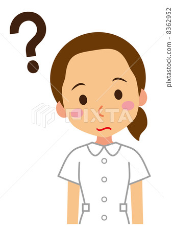 Hatena cute nurse - Stock Illustration [8362952] - PIXTA