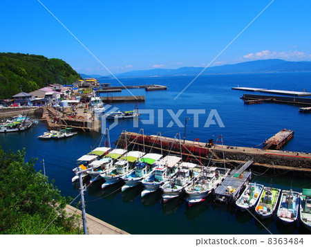 Fishing port of Ikushima 8363484
