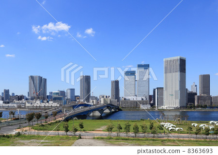 Harumi Ohashi and high-rise apartments Harumi Ohashi and high-rise apartments 8363693