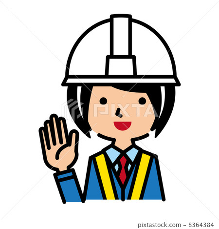 Security guard woman Security guard woman 8364384