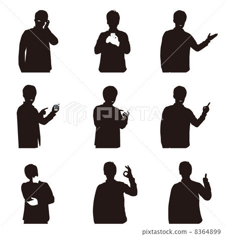 Silhouette male clothes 8364899