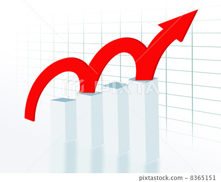 Right-facing upward graph 8365151