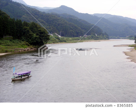 Miyagi·Marumori Town，Abukuma river Line trim 8365885